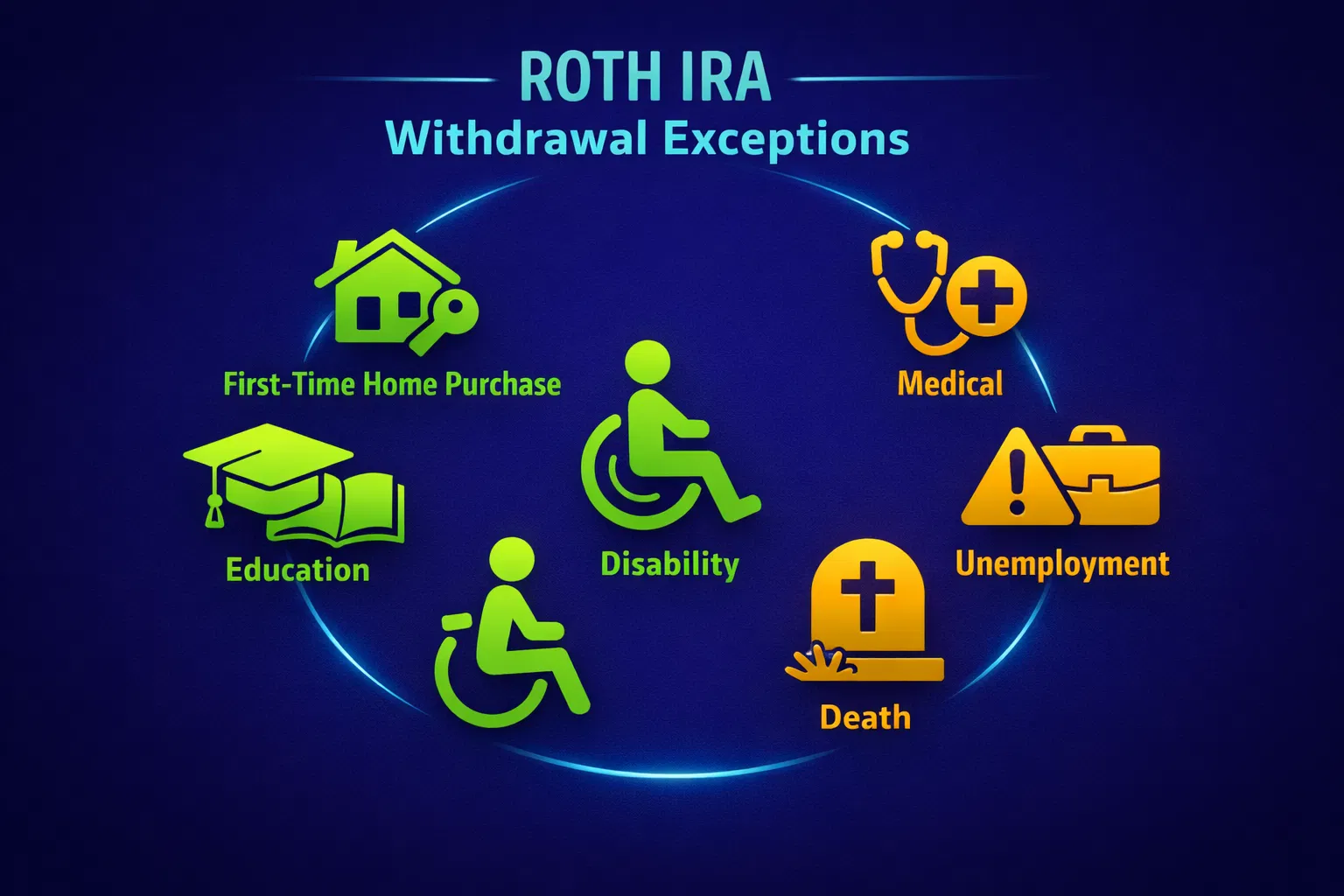Roth IRA withdrawal exceptions