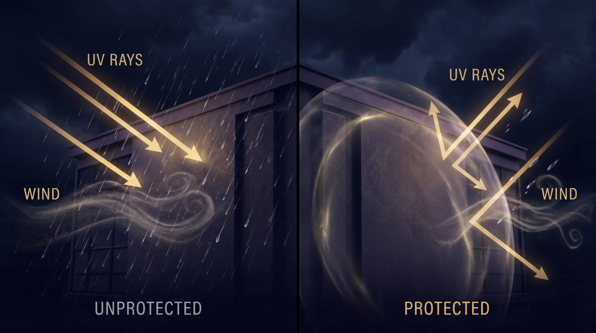 Weather protection mechanism