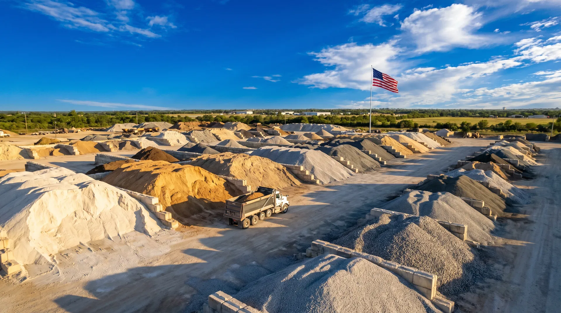 All American Sand and Supplies yard