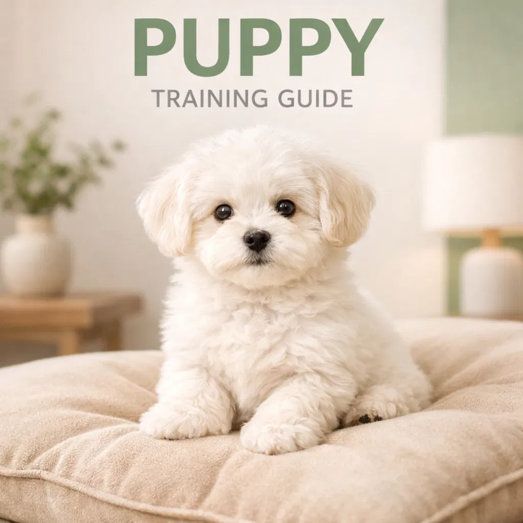 Option 3 - Fluffy White Puppy Design