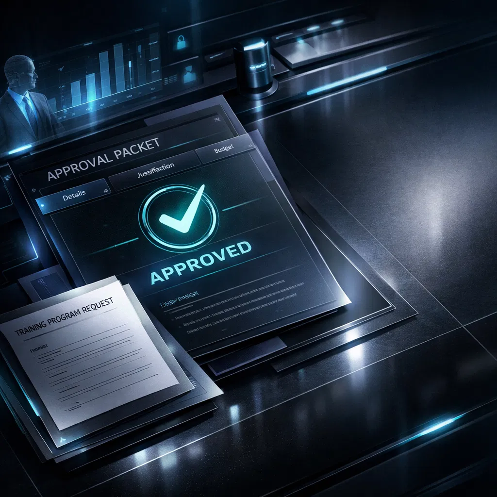Approval packet interface in a futuristic enterprise setting