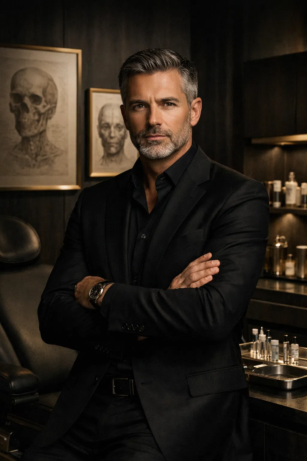 Clinical founder portrait representing doctor-led credibility