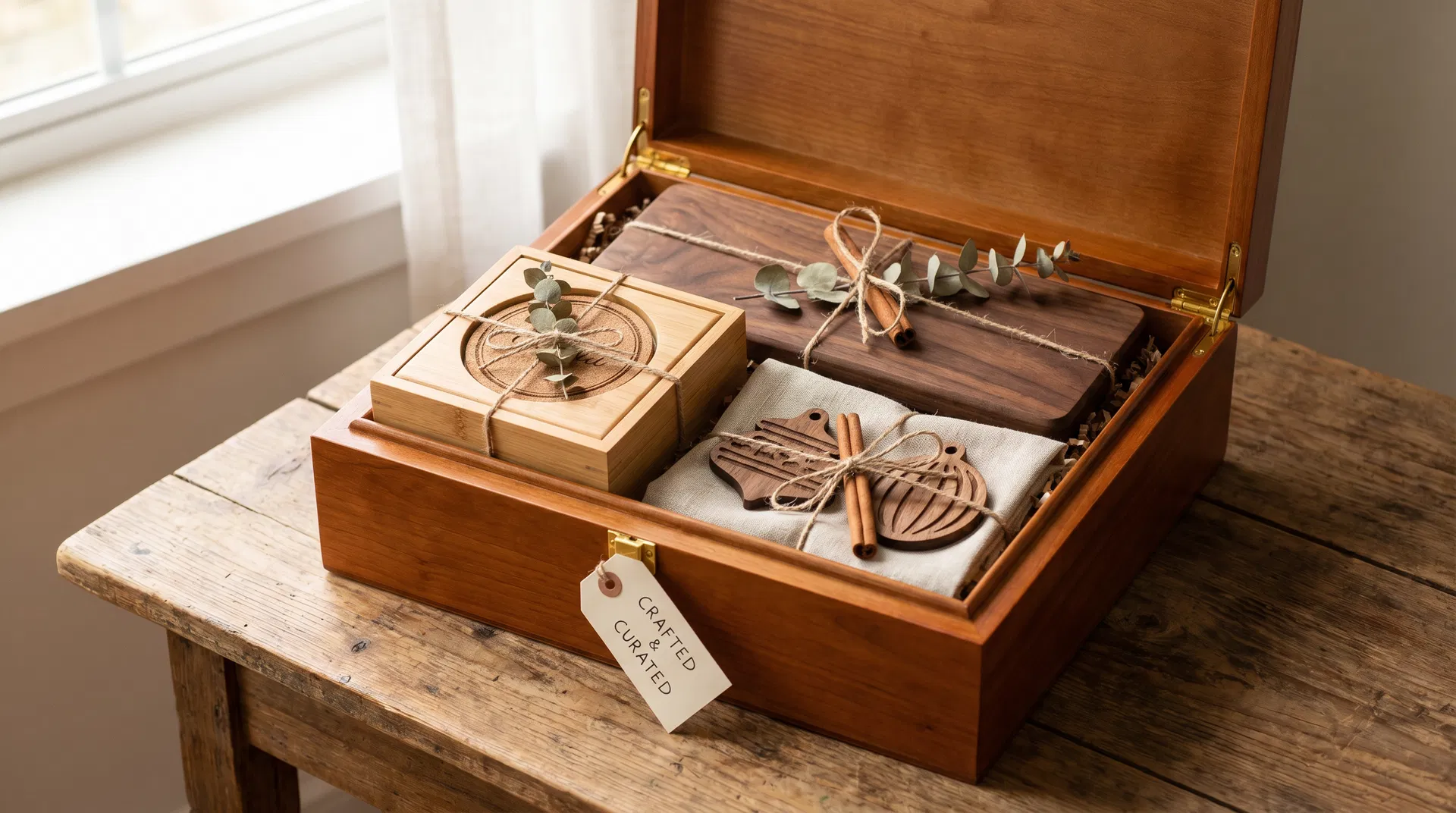 Custom Wooden Gift Boxes & Luxury Packaging OEM/ODM Custom wooden gift boxes and luxury presentation packaging with branded inserts, hardware, and premium finishing