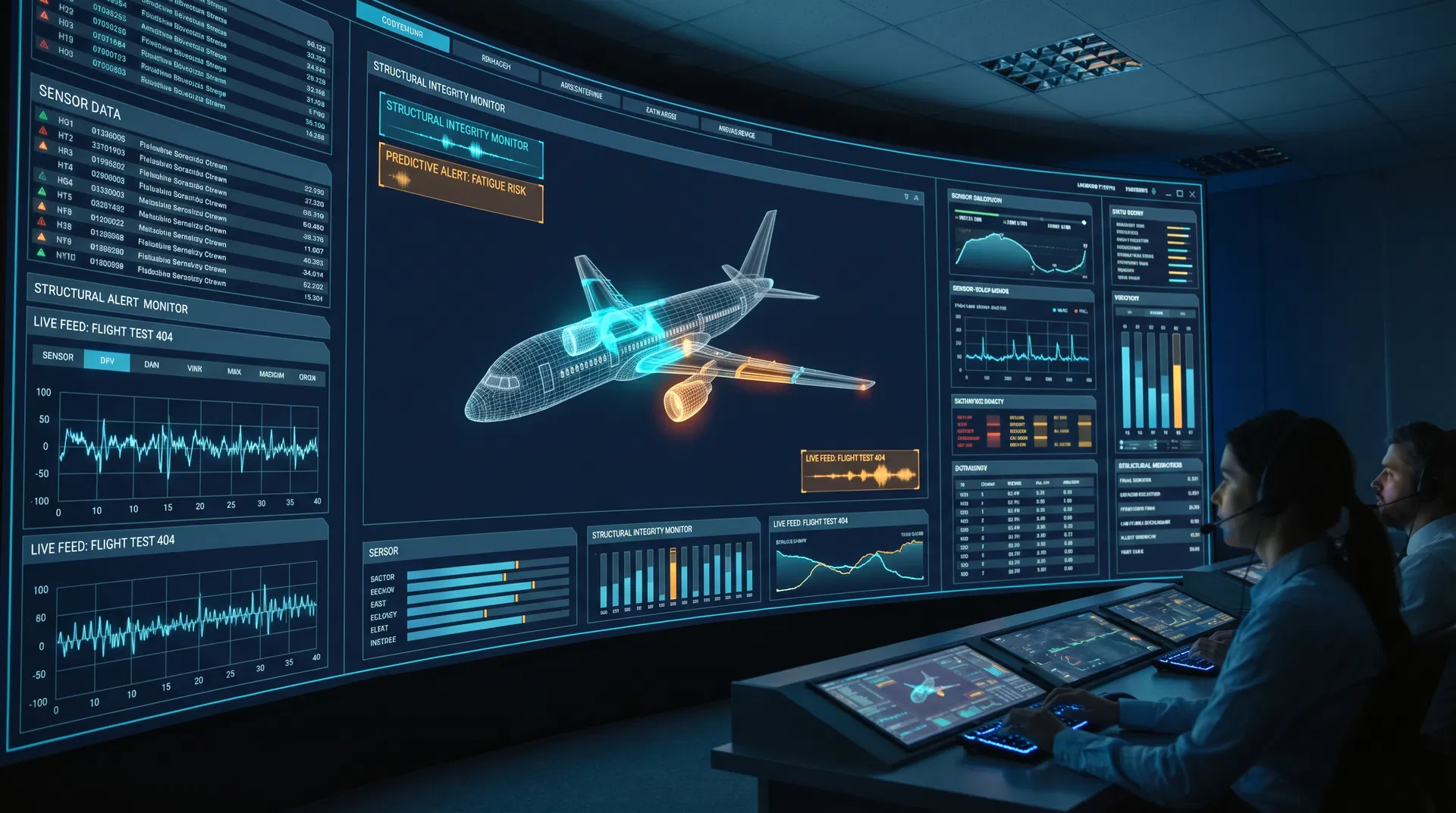 FLEX AI Dashboard — real-time structural health monitoring