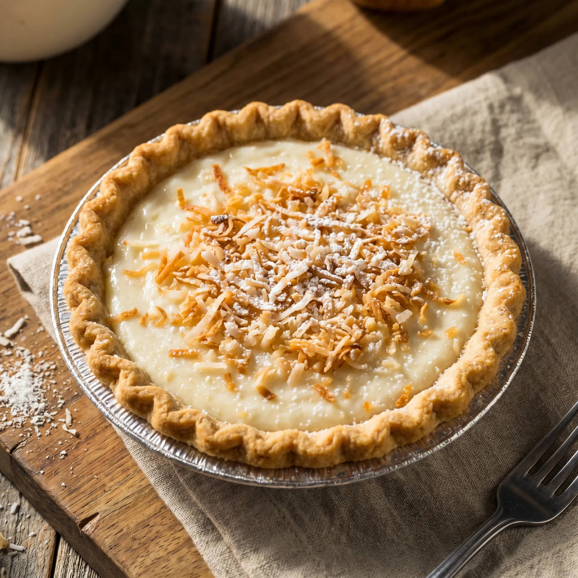 Buttermilk Coconut Pie