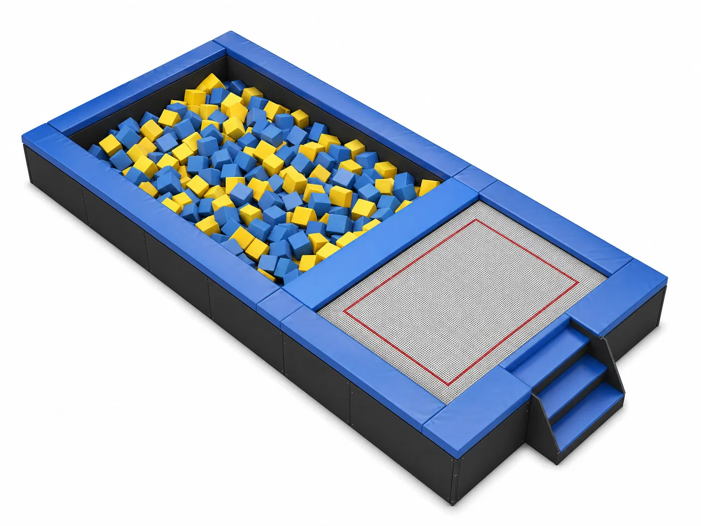 Foam Pit avec trampoline — Rendu 3D