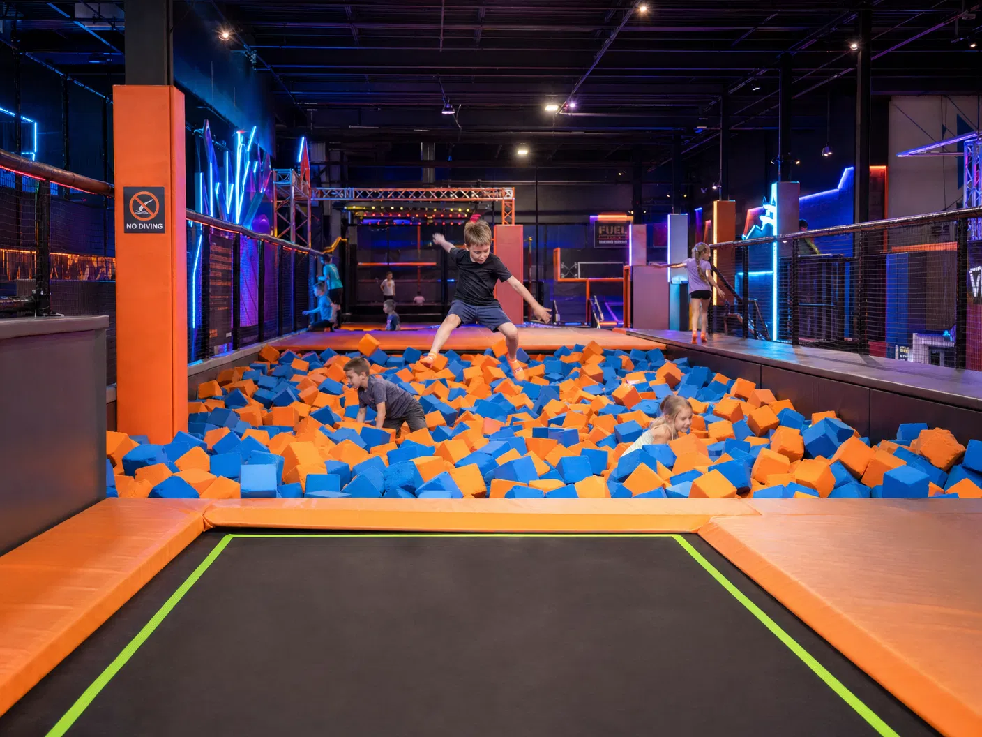 Foam Pit — Zone acrobatique