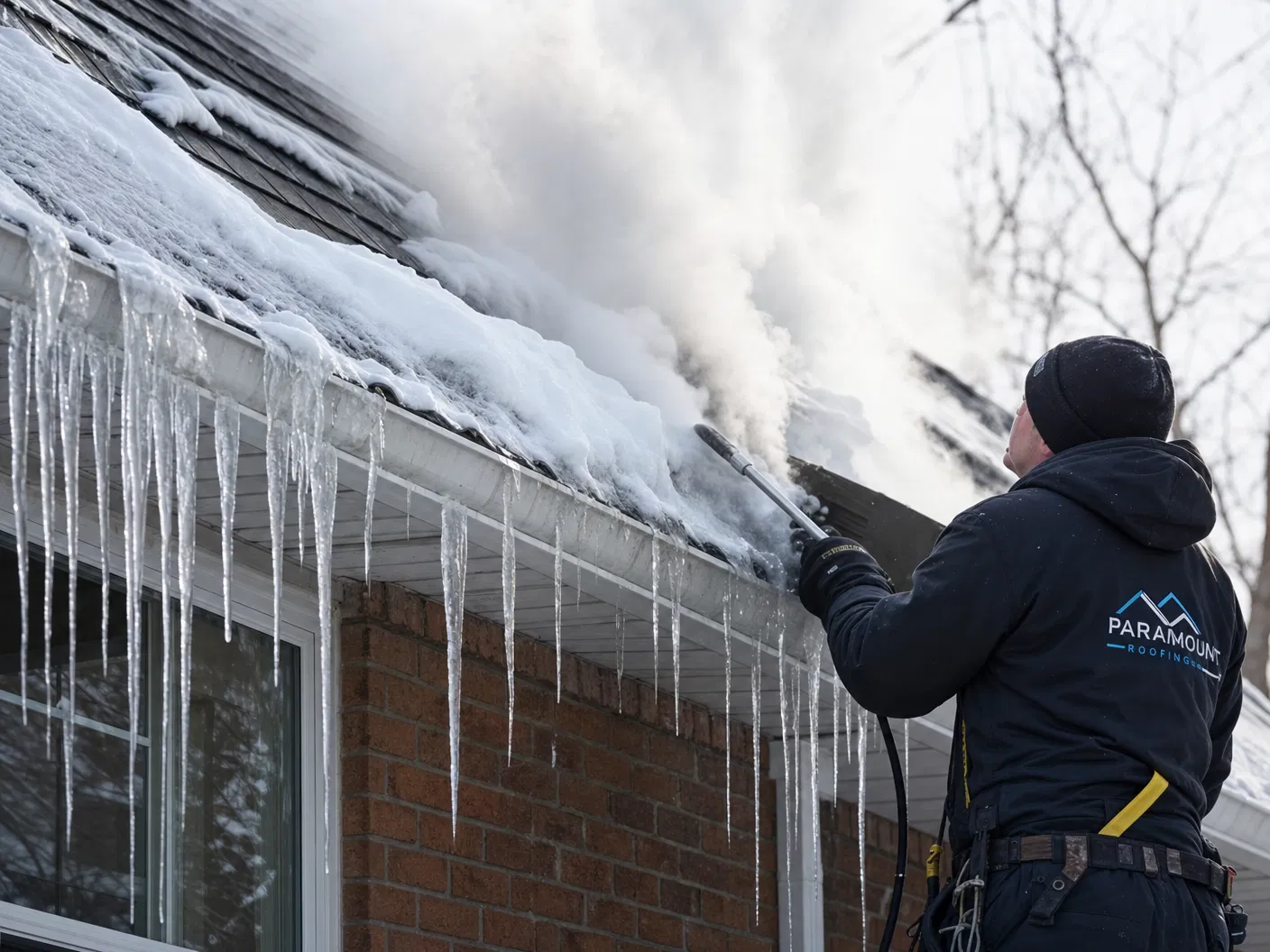 Winter Ice-Dam Mitigation