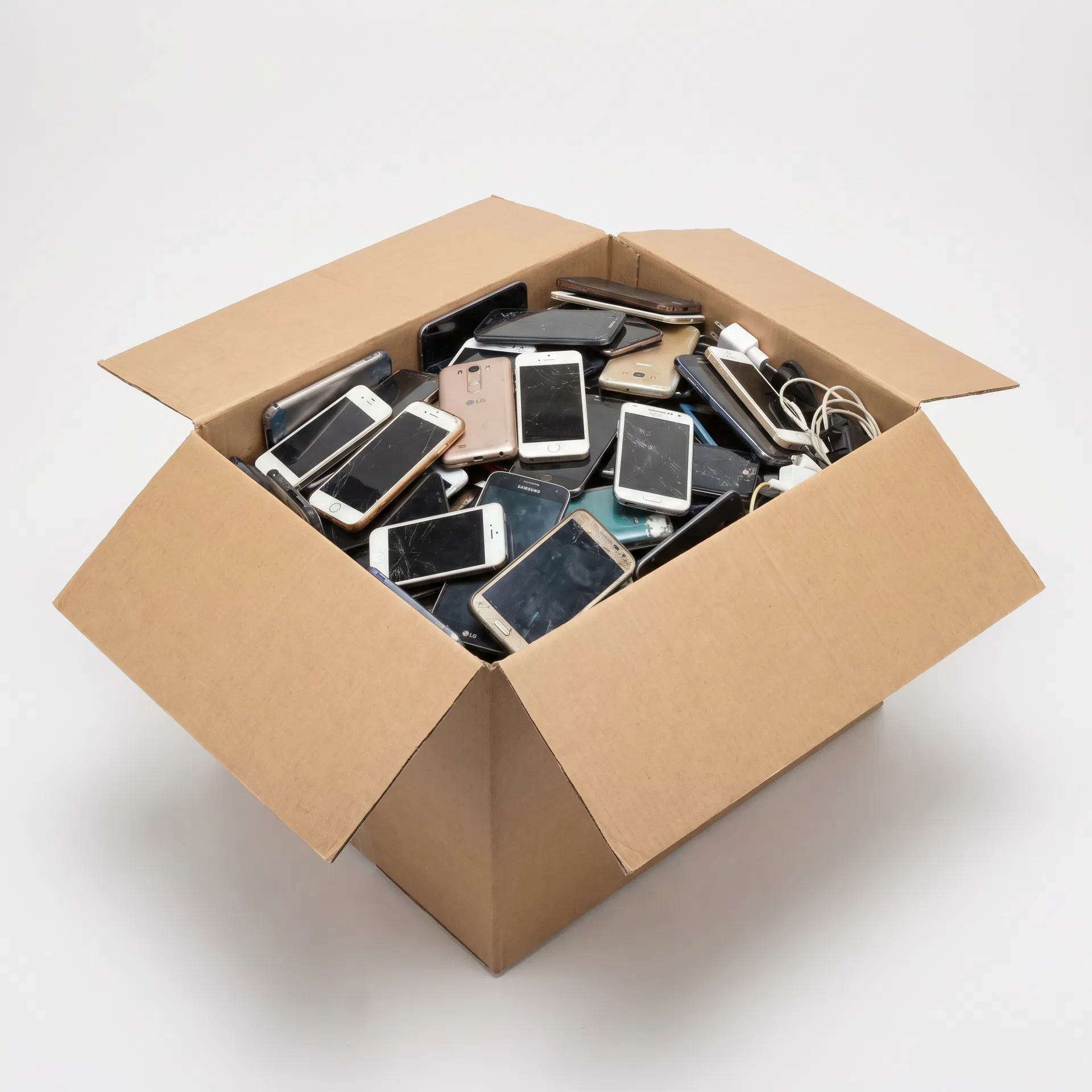 Mixed Apple, LG, Samsung phones