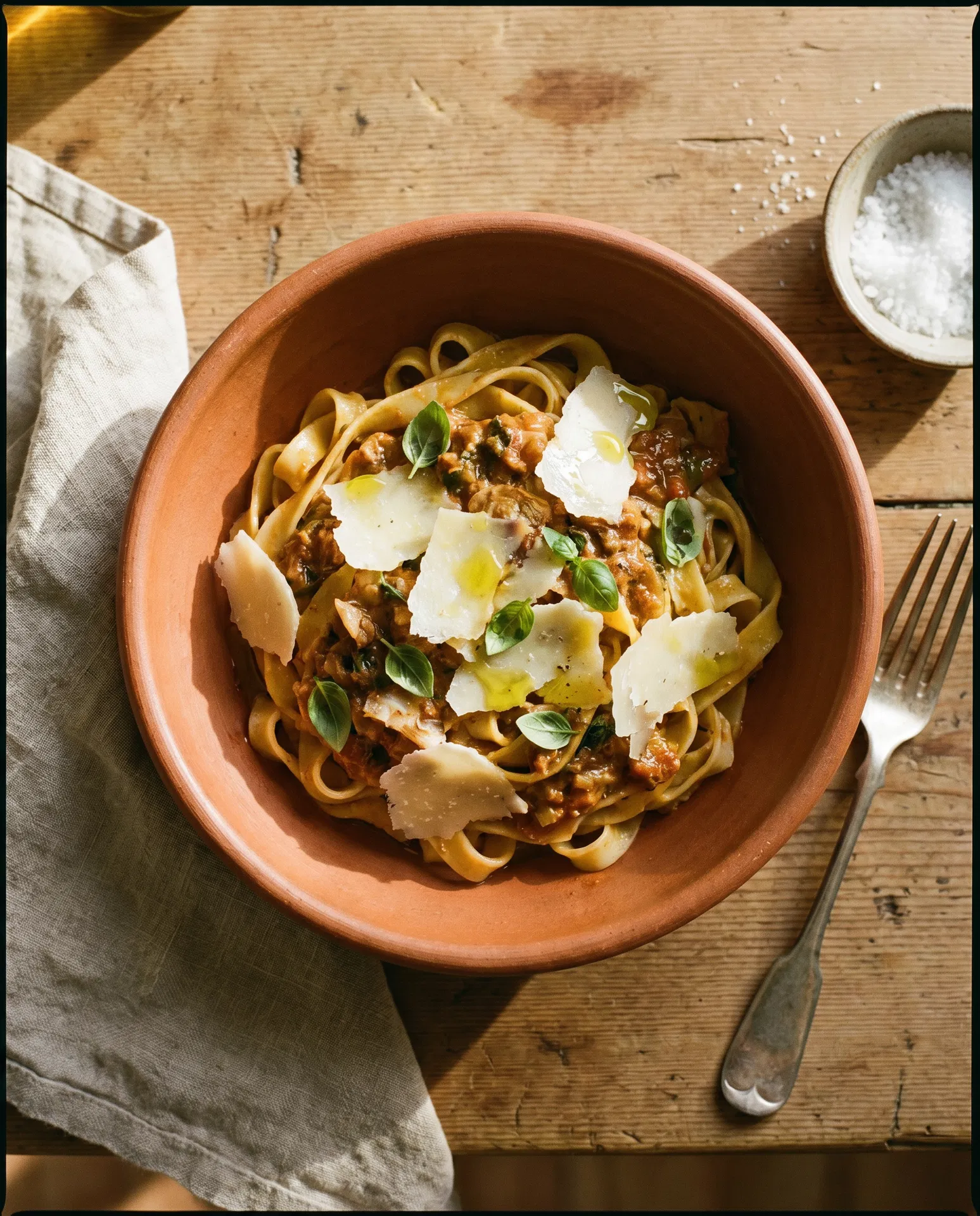 瀬戸内魚介のタリアテッレ