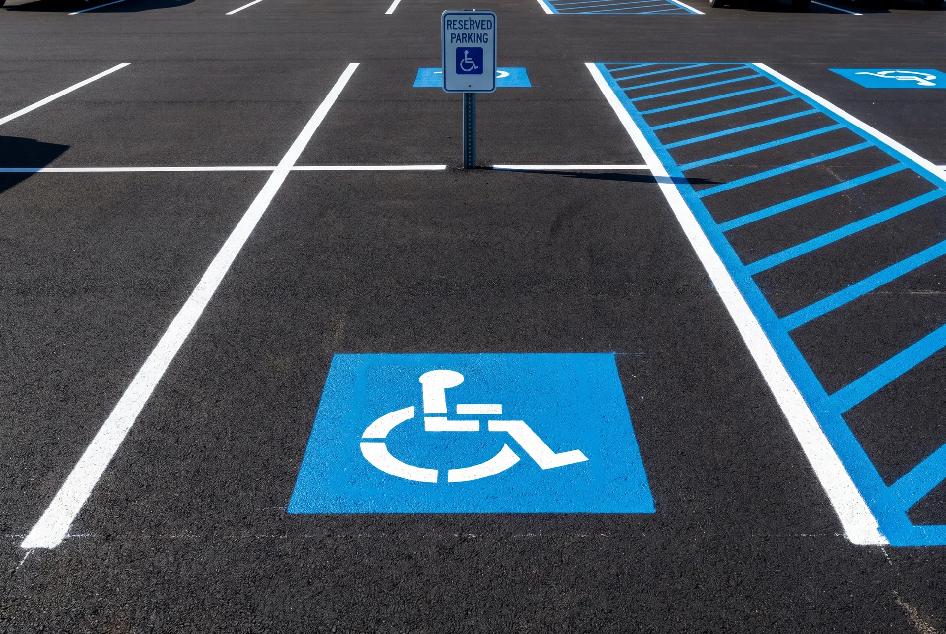 ADA compliant parking space