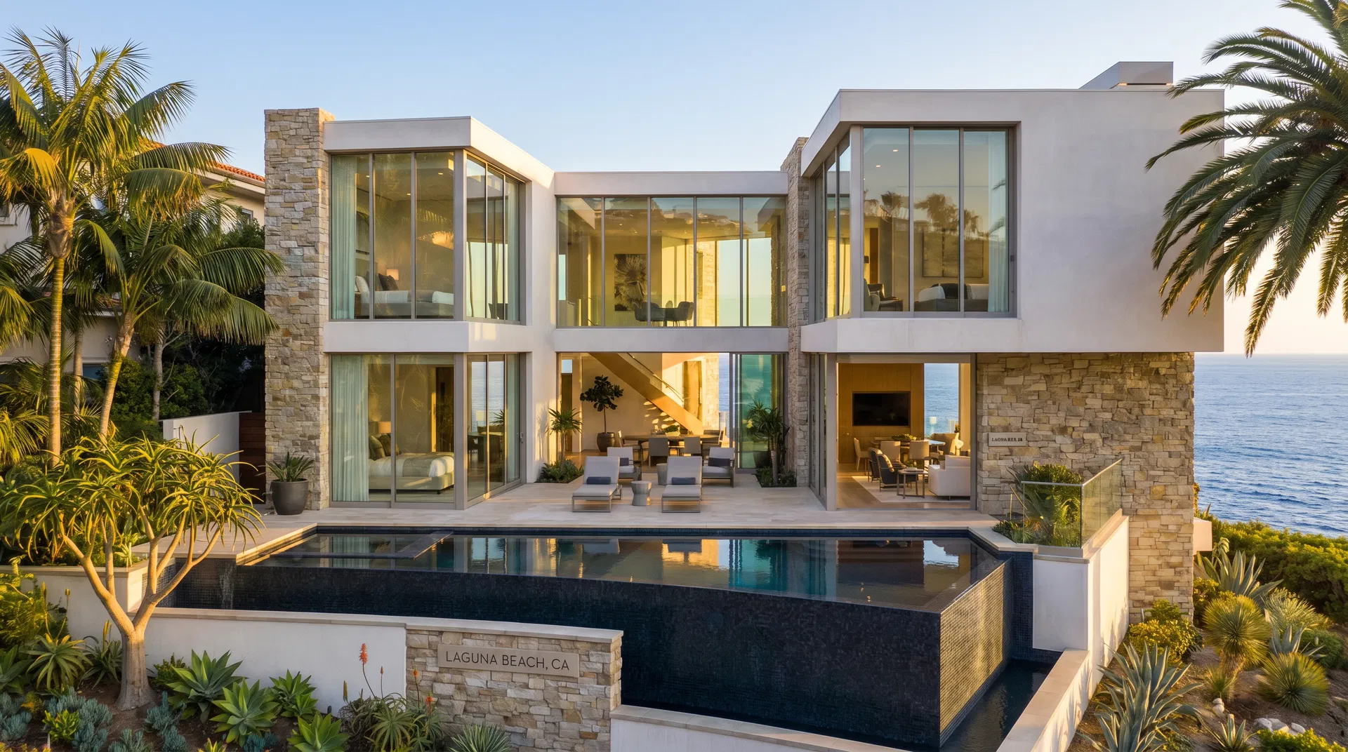 Luxury coastal home in Laguna Beach