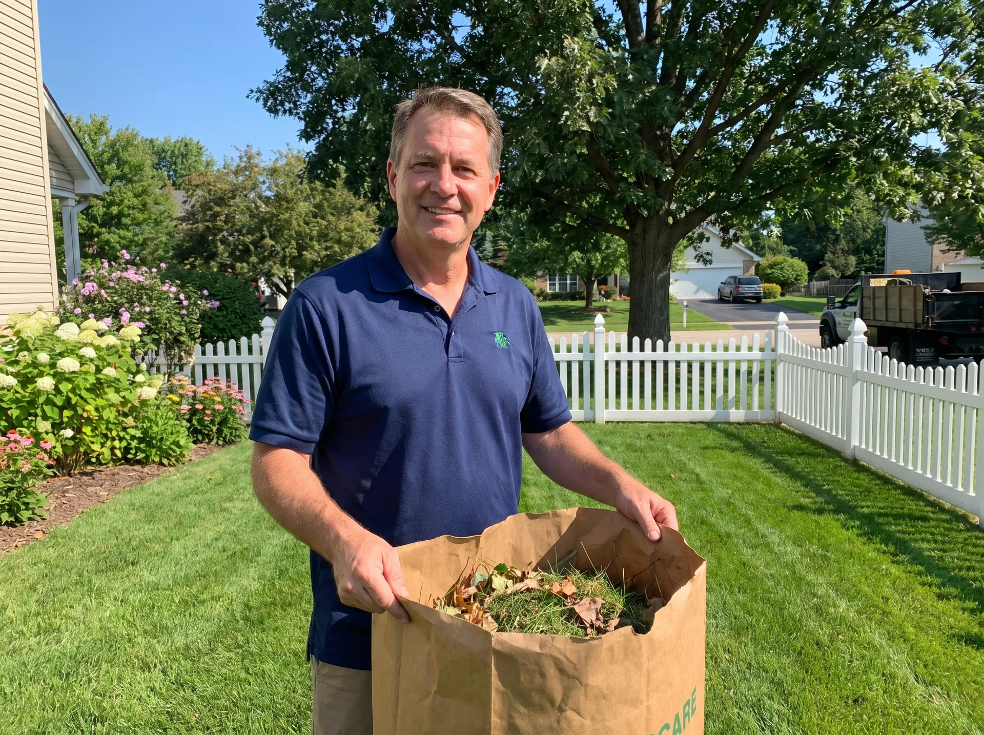 Residential pet waste removal service