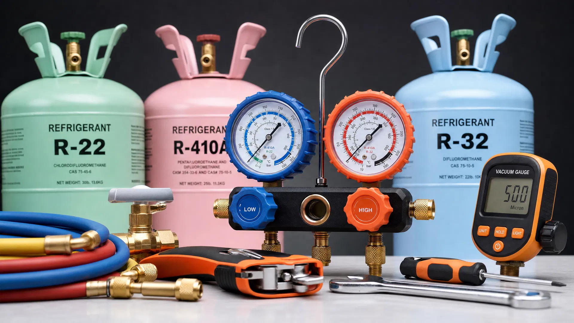 에어컨 수리 공구 및 장비