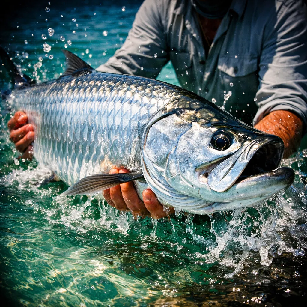Tarpon catch in Florida