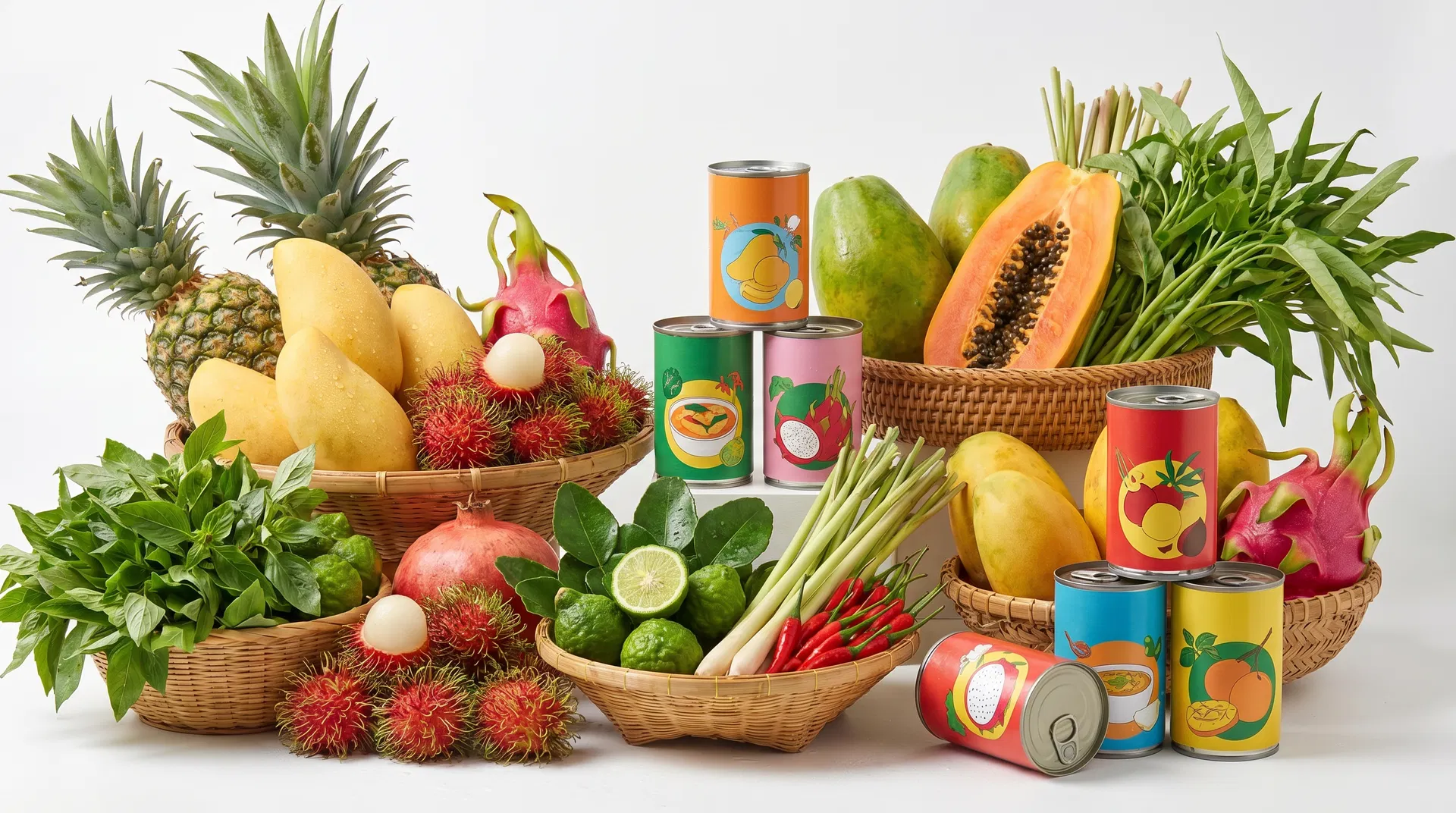 Dehydrated pineapple, mango, and tropical dried fruit products for export buyers