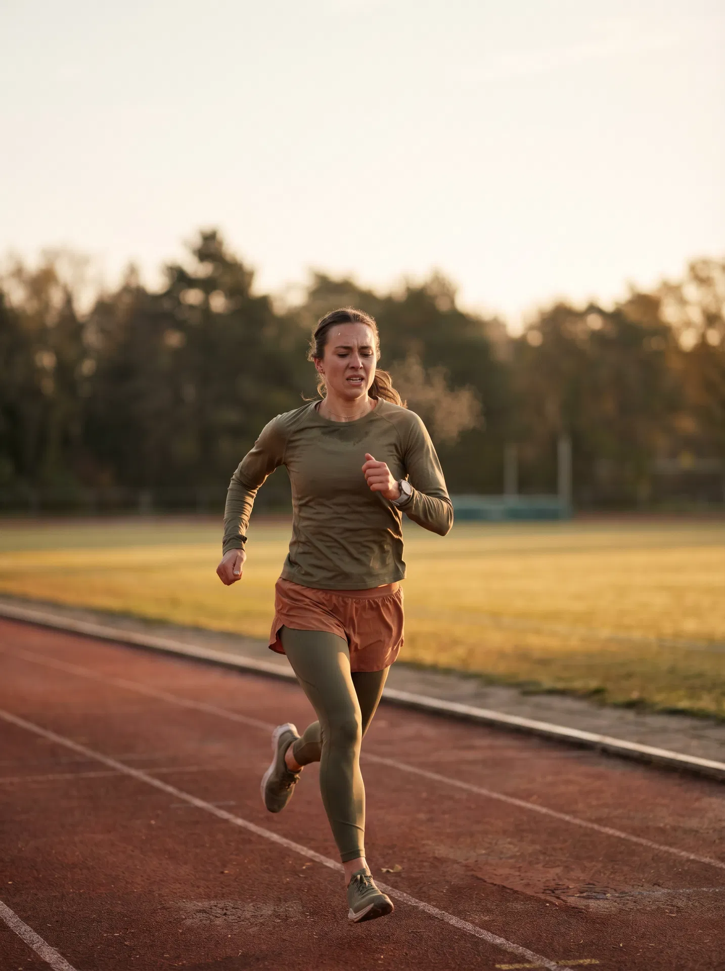 Ejemplo visual de atletismo con uniforme específico de la disciplina