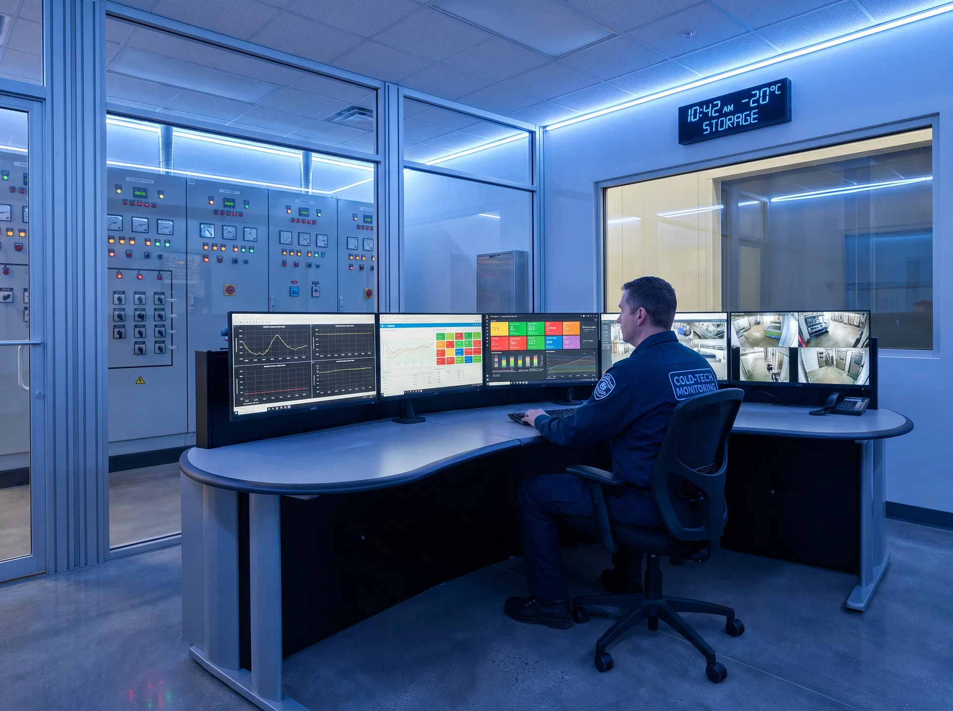 غرفة التحكم والمراقبة