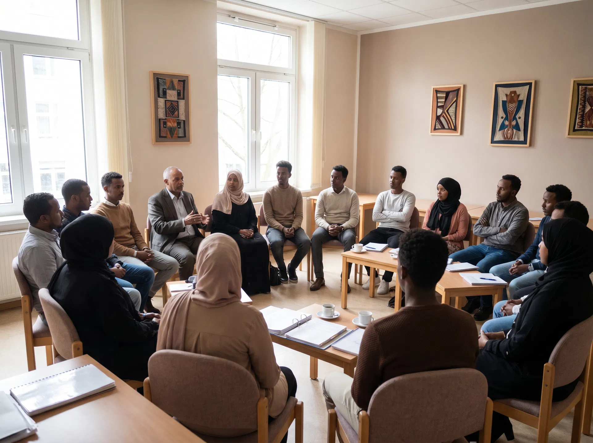 Gemeinschaftliches Treffen des Vereins mit Jugendlichen und Erwachsenen