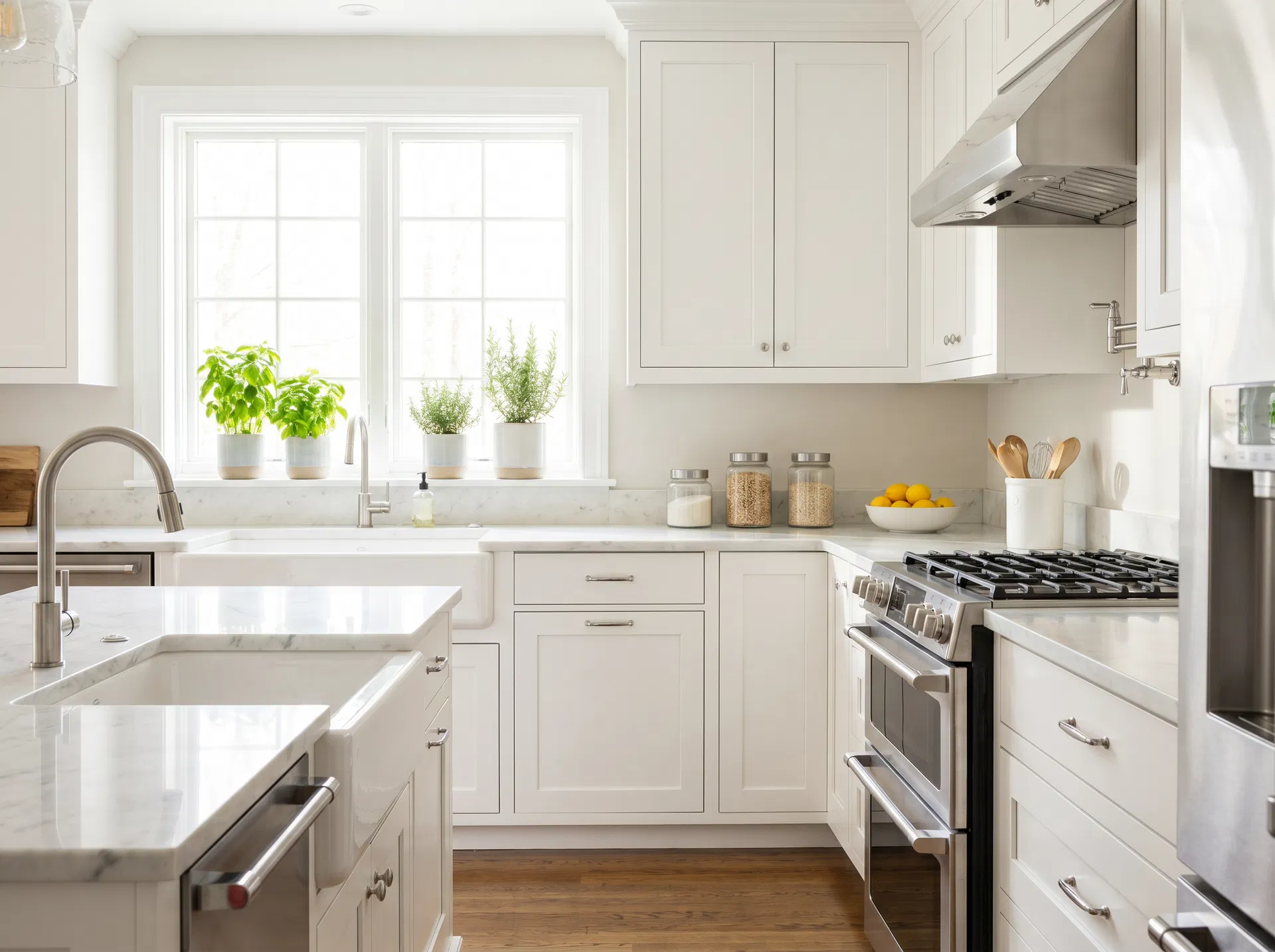 Sparkling clean kitchen