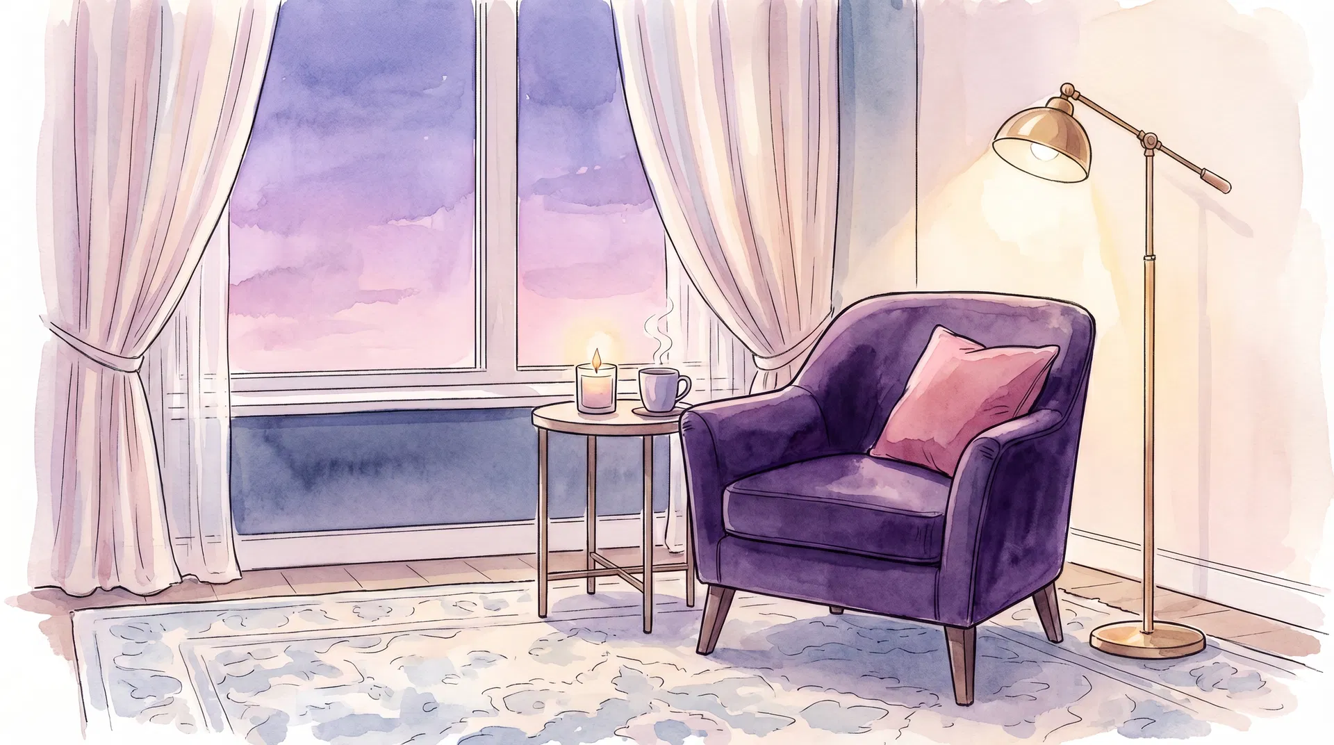 A cozy lounge corner