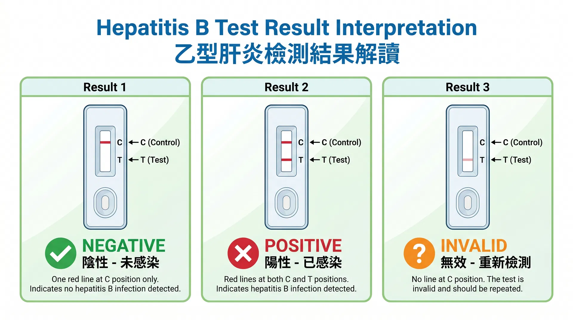 乙型肝炎檢測結果判讀指南