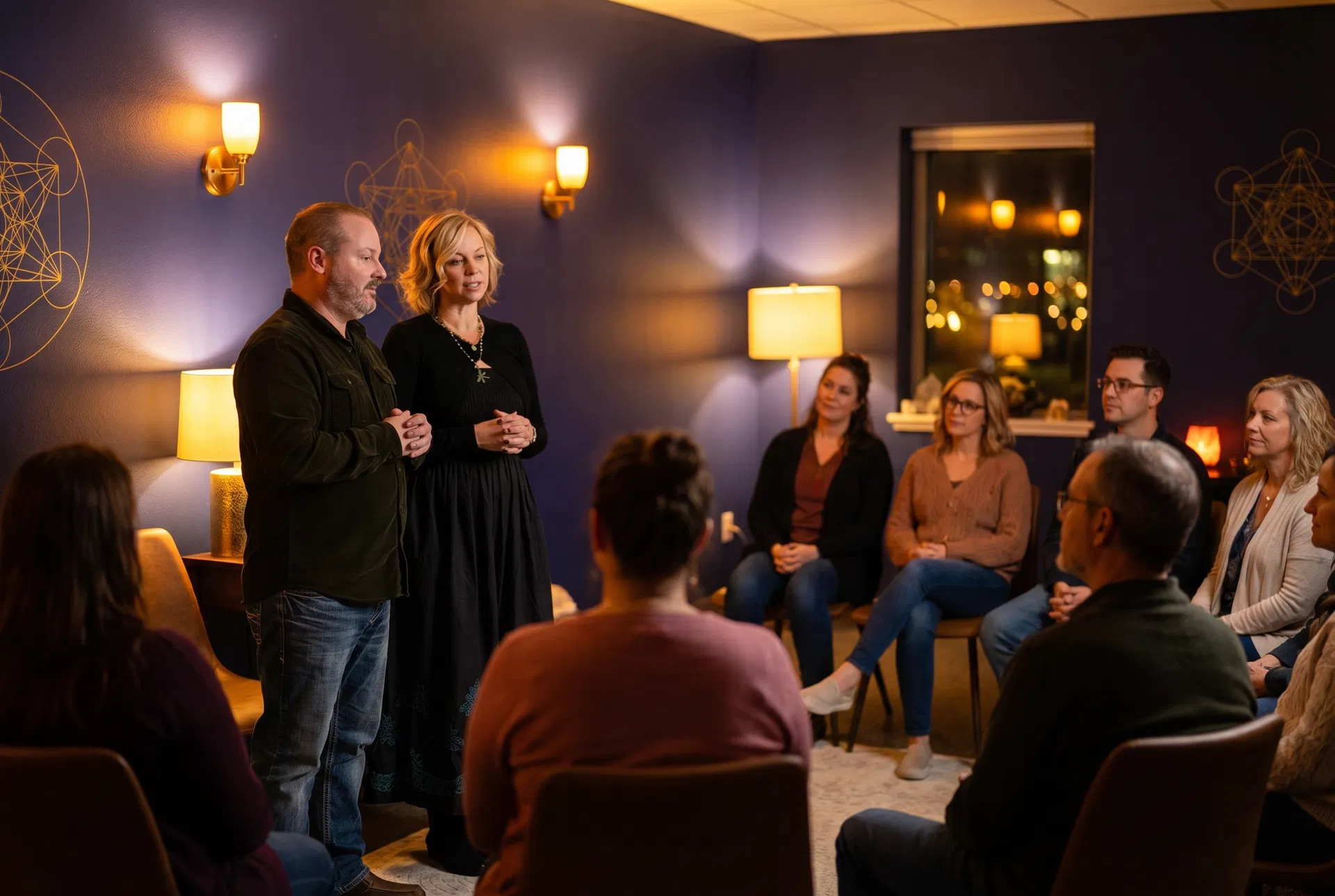 Matt and Joy Kahn teaching a live certification workshop