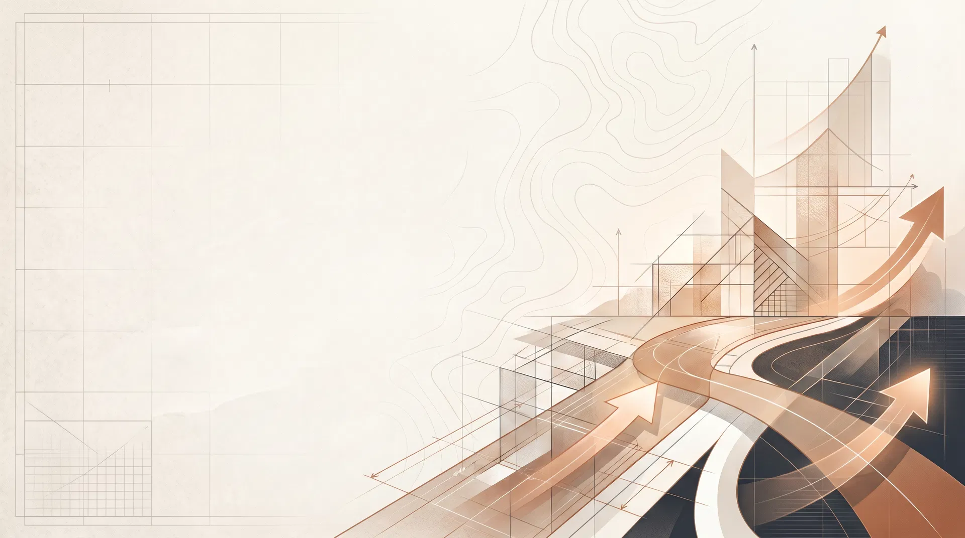 Abstract equity-inspired pattern representing financial progress