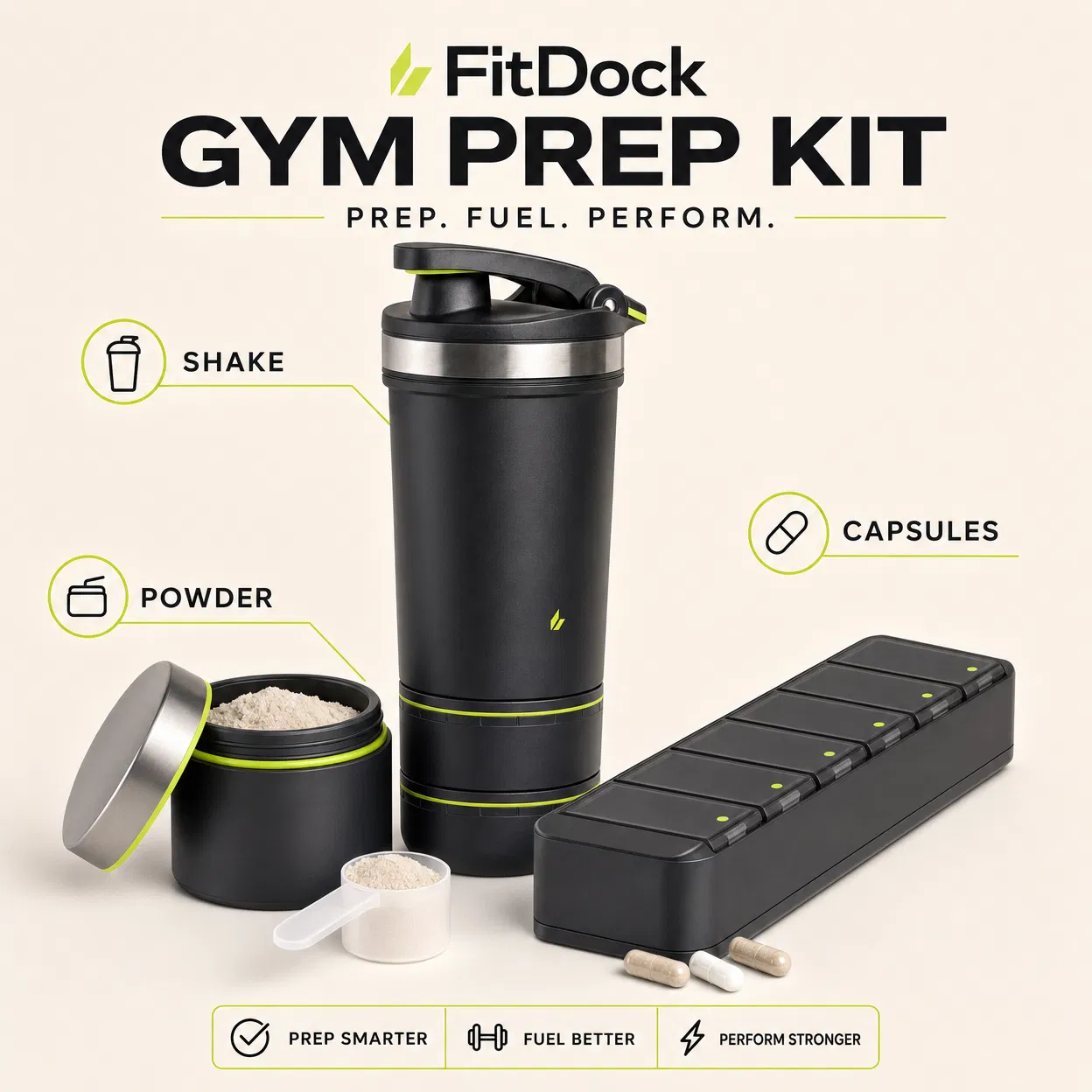 FitDock Gym Prep Kit Bundle