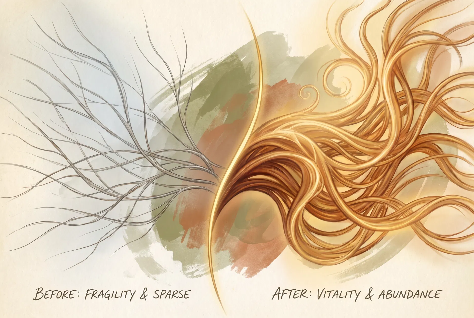 그래비티 사용 전후 모발 변화 비교