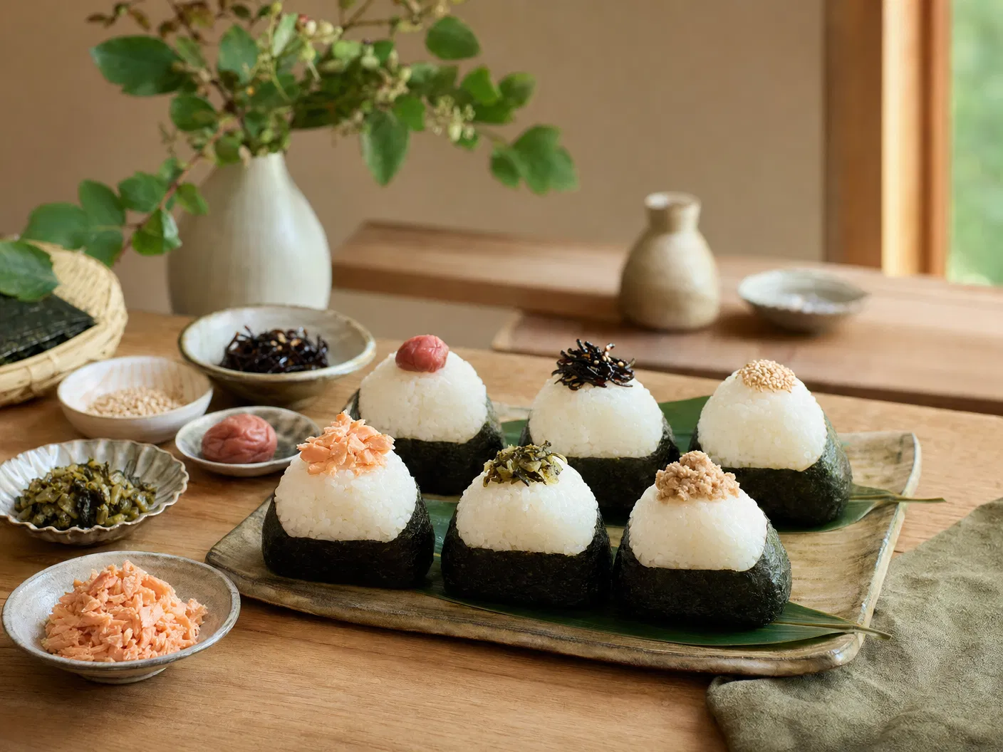 おむすび屋さんを象徴する穏やかなビジュアル