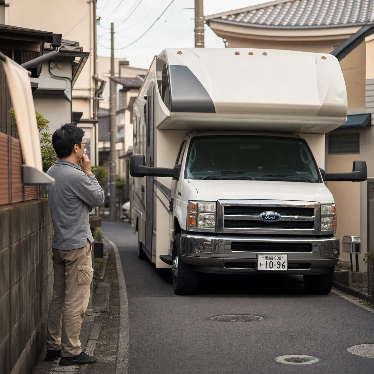 大きなキャンピングカーは維持が不安