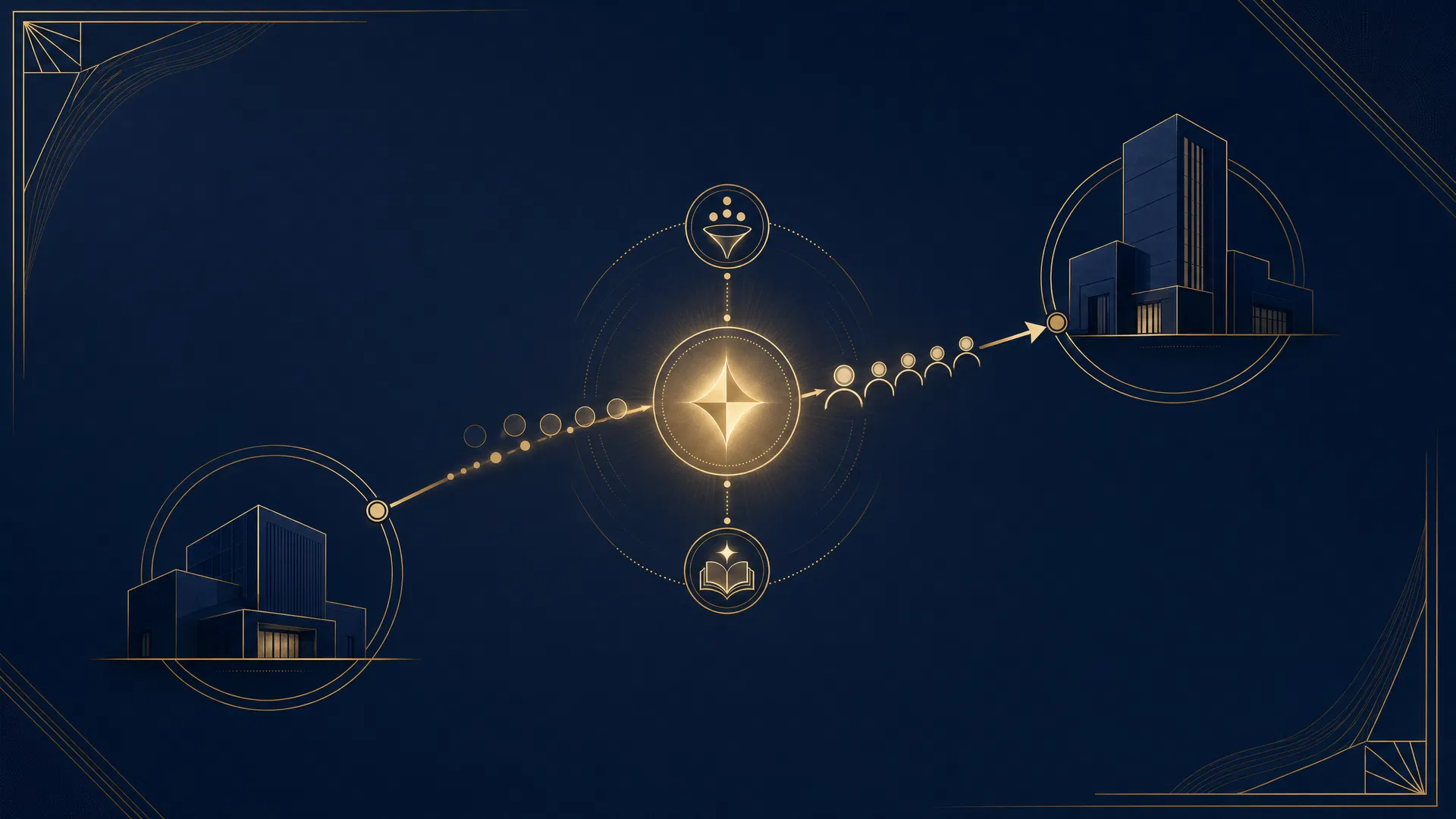 候補者を施設間で循環させるShared Poolの概念図