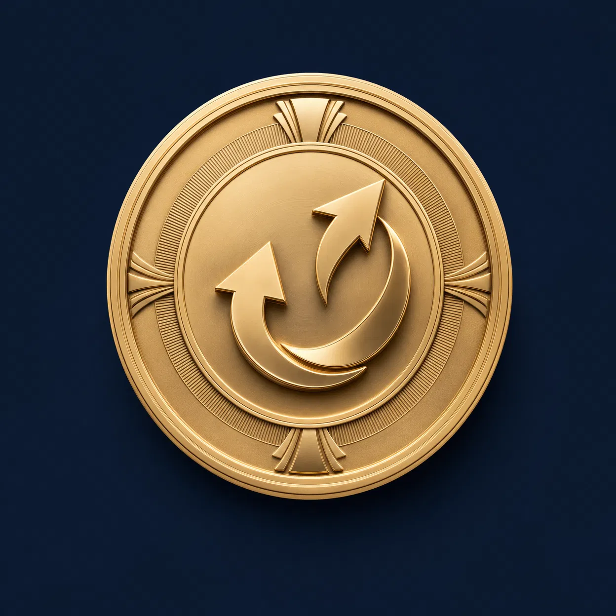 採用費の還元を象徴するゴールドメダリオン