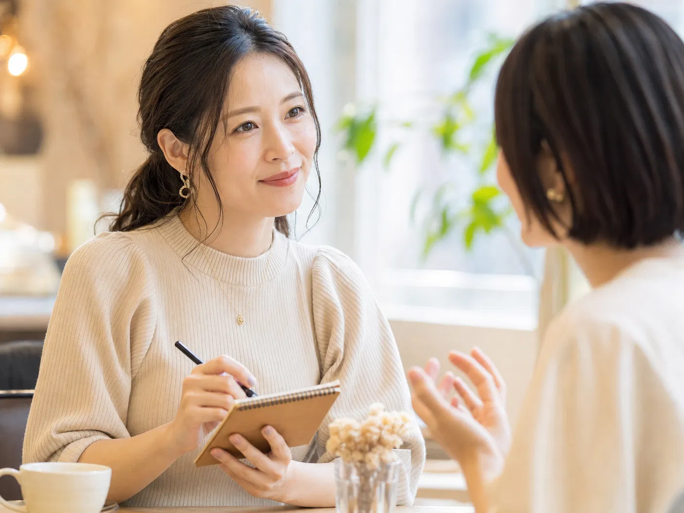丁寧なヒアリングで自然な表情を引き出す