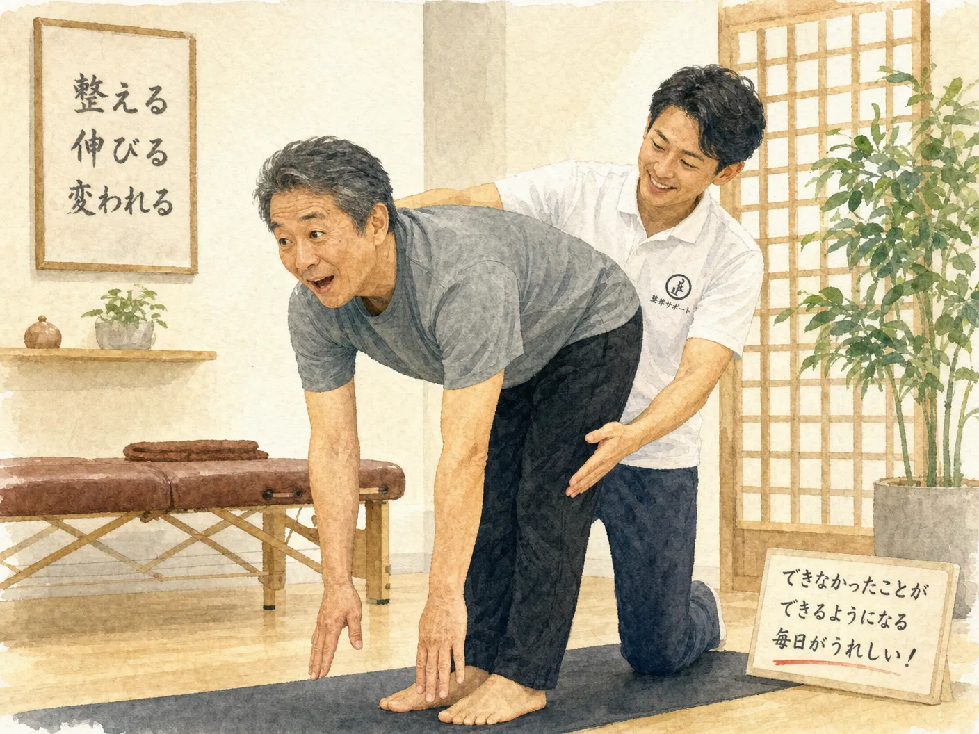 K.S 様の施術風景