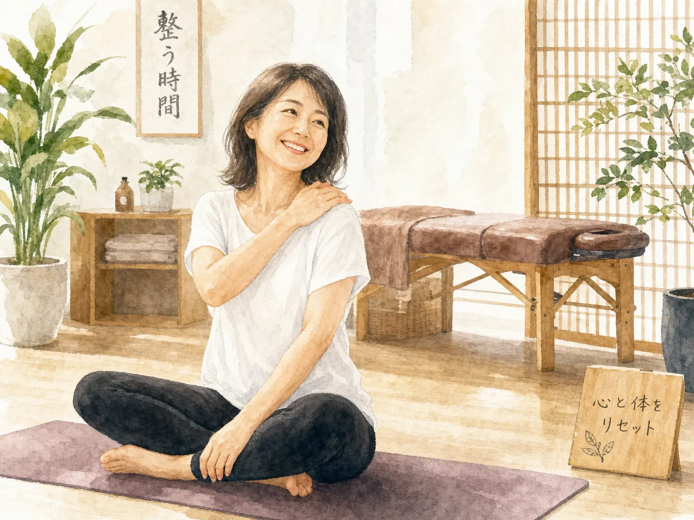 M.T 様の施術風景