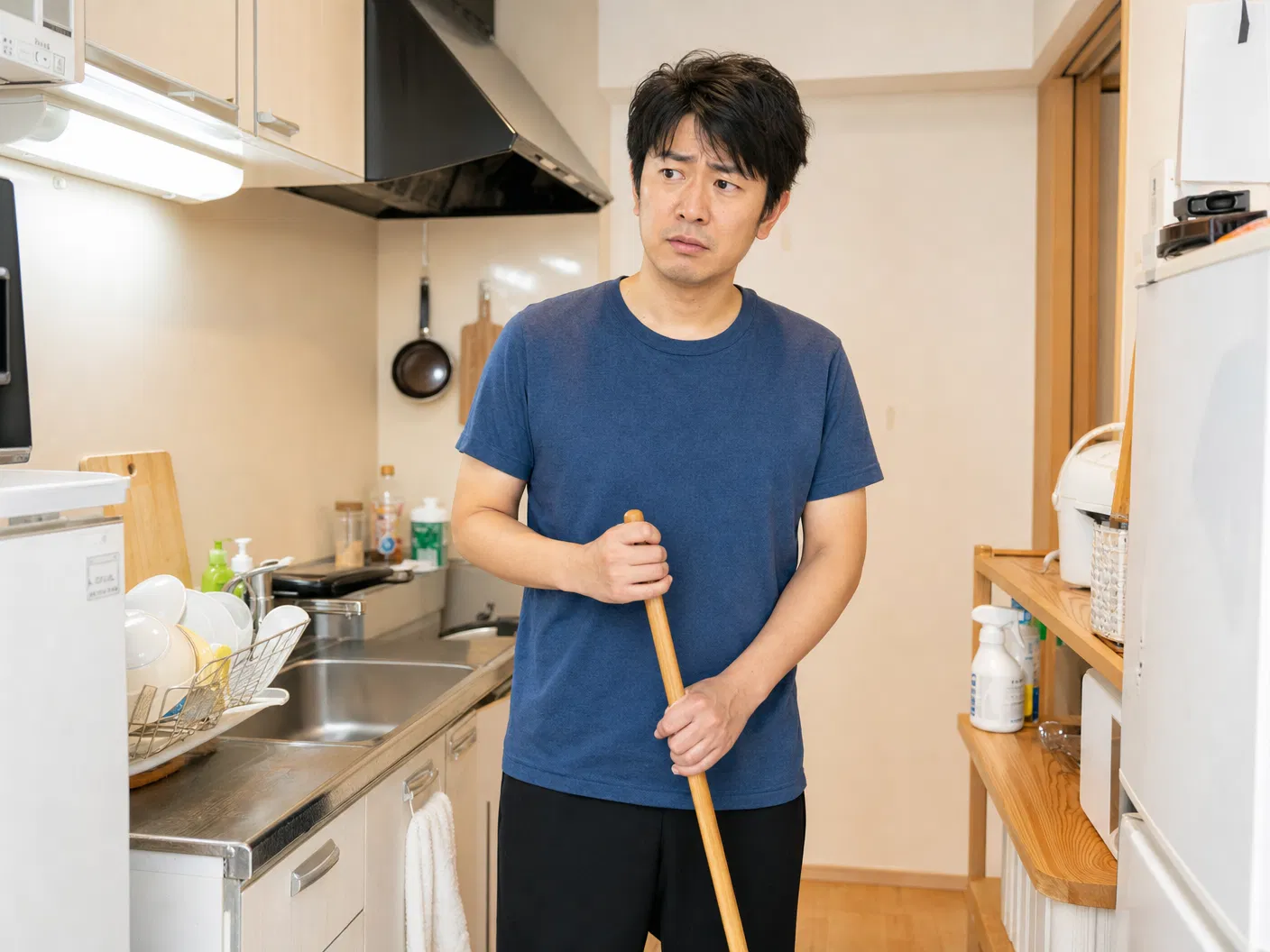 日常生活に不安を感じる日本人男性