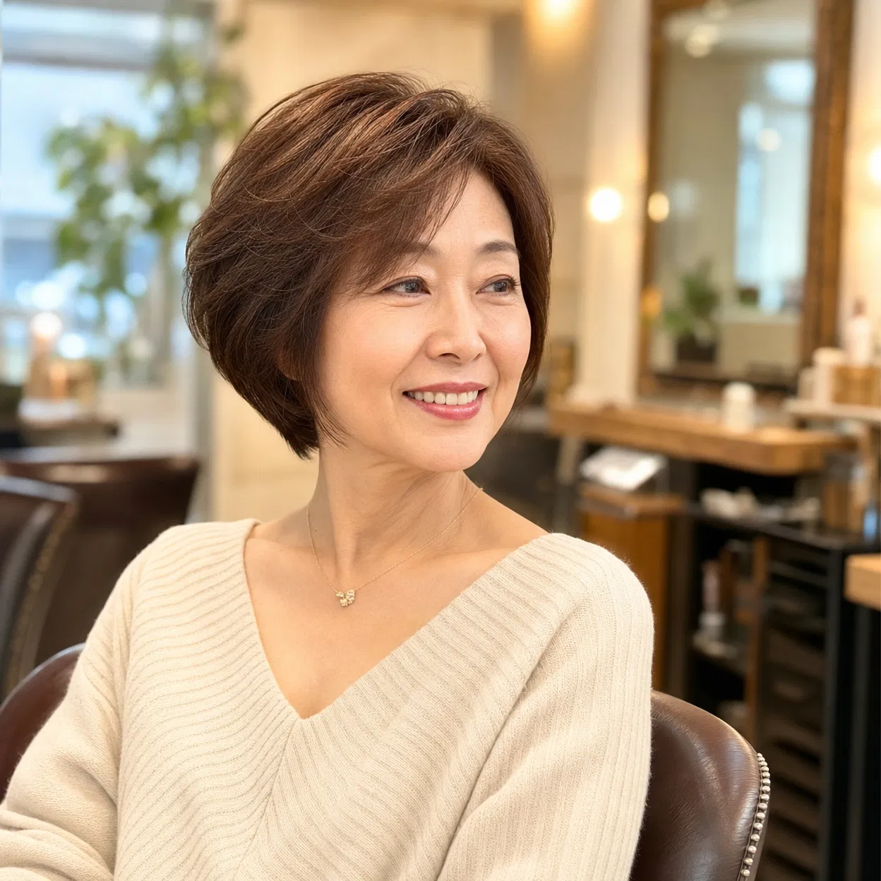 白髪の悩みが解消されたお客様