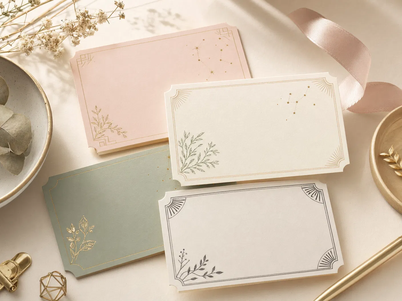 カスタマイズカードの上品なイメージ