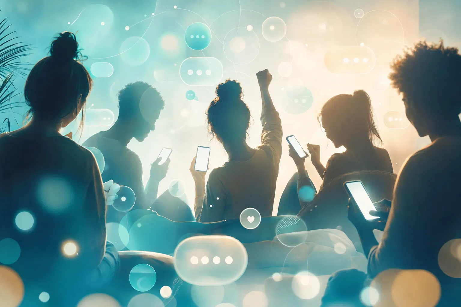 配信を通じて繋がるコミュニティのイメージ