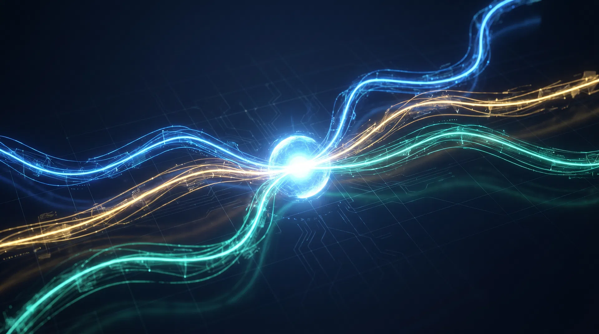 AI data convergence visualization