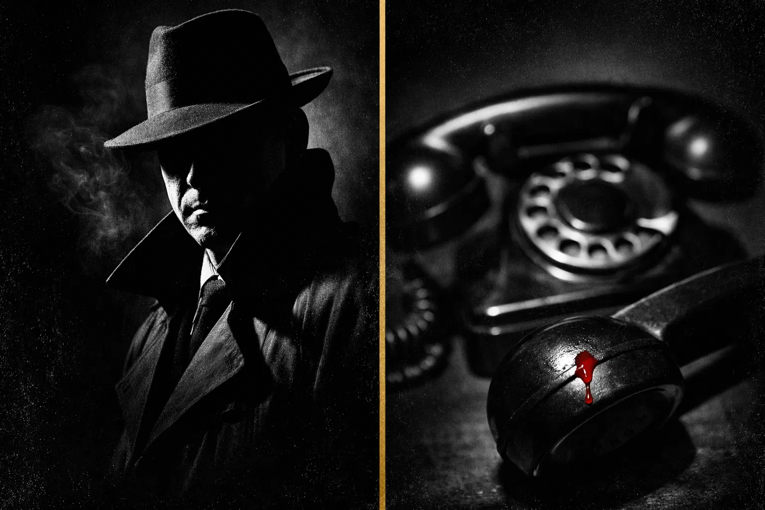 Death Rang Twice - Film Noir Hero