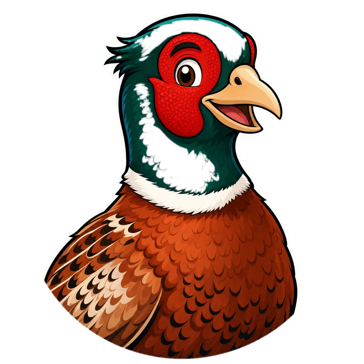 Rusty the pheasant — Country Pest Solutions mascot