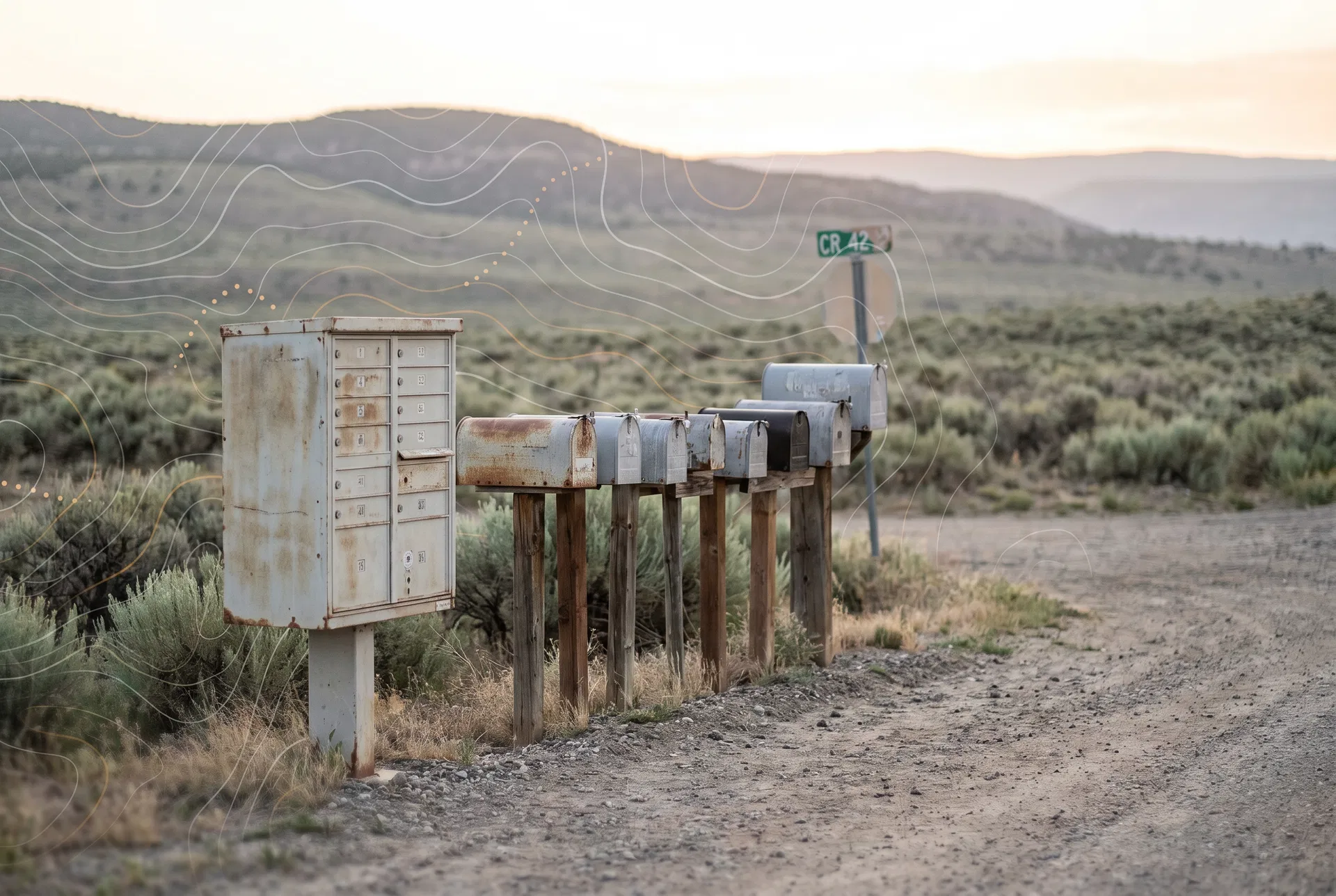 Roadside mailboxes and cluster box unit