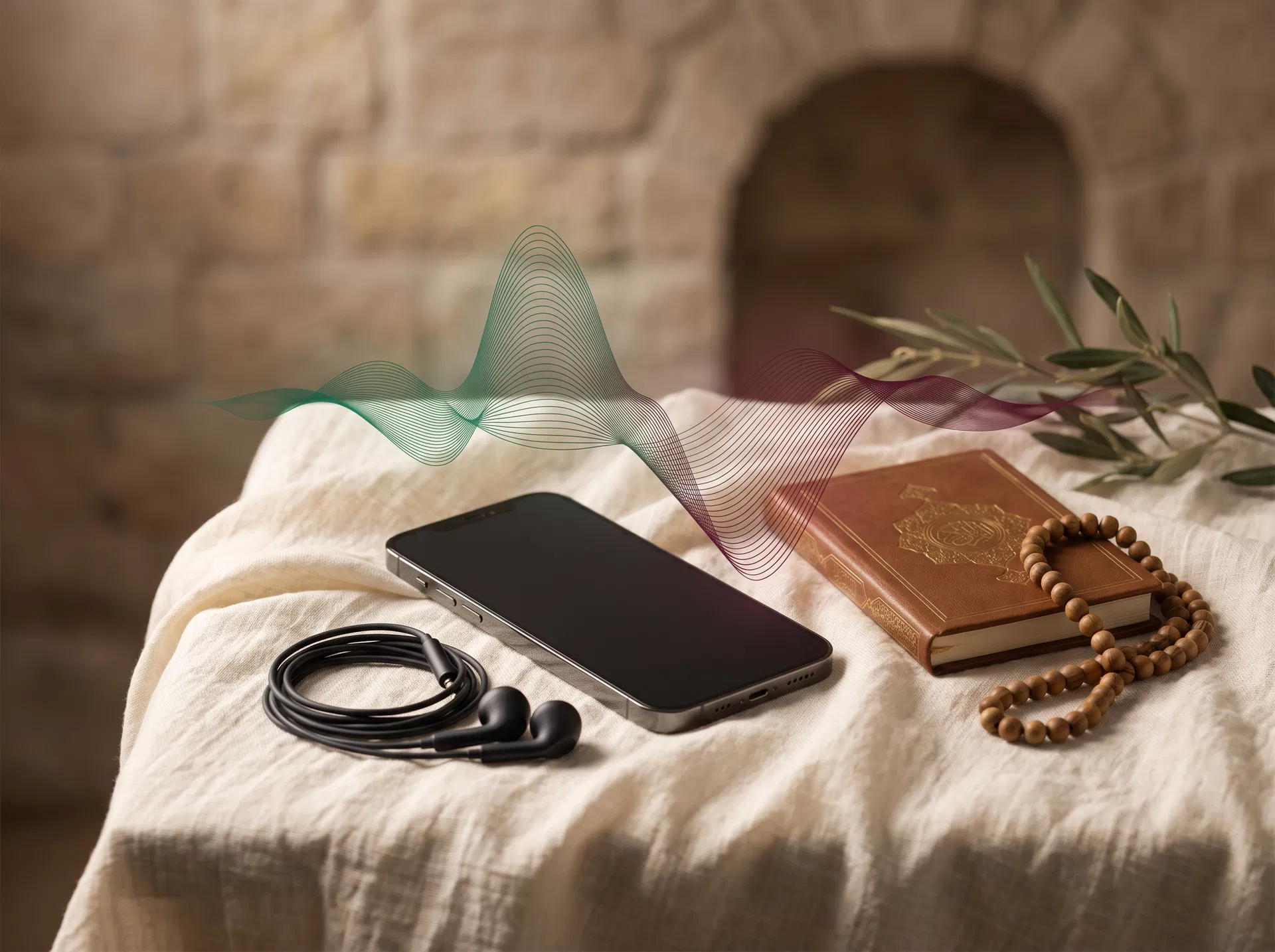 ميزة الصوتيات المرفقة داخل المنتج الرقمي