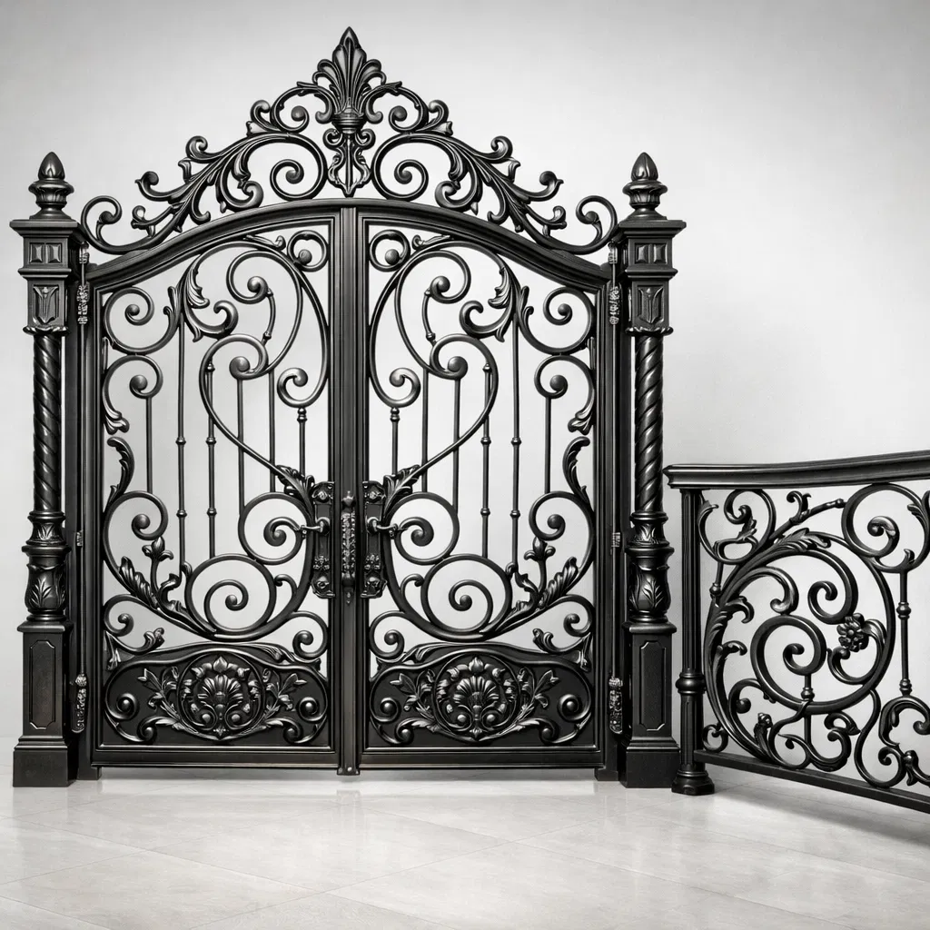 Custom ornamental metalwork by Palmetto Pro Welding Beaufort SC