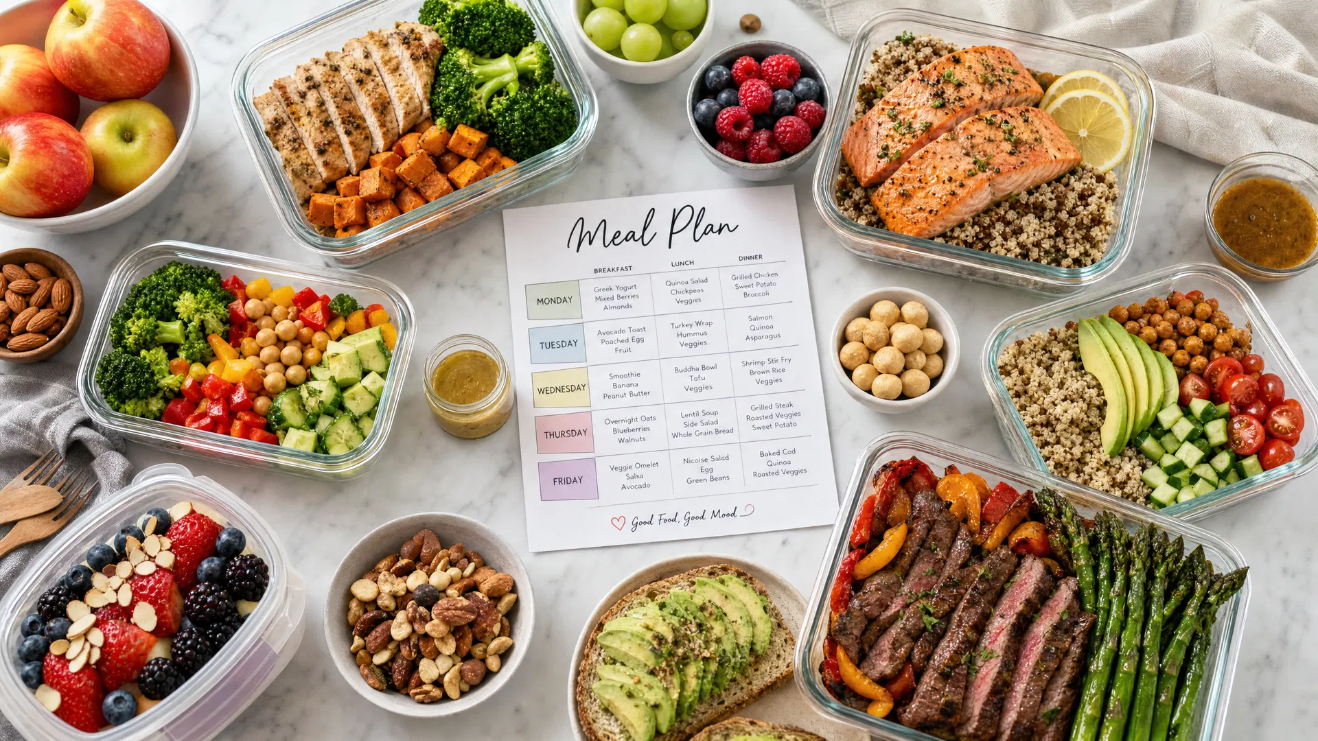 FEM Excel custom meal plan