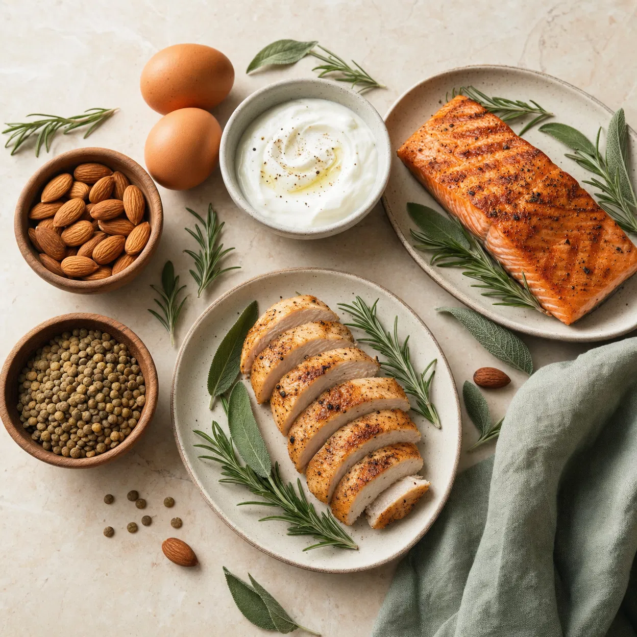 High-quality protein sources