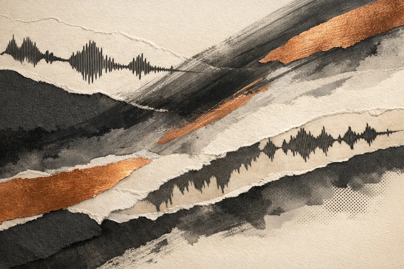 Abstract waveform texture
